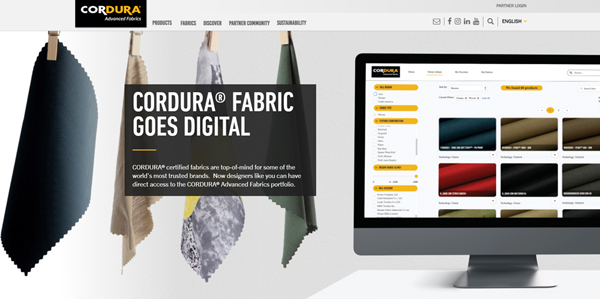 Cordura opens up Fabric Finder digital library