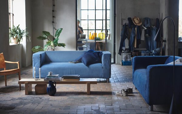 IKEA makes new Klippan sofa covers with Mud Jeans