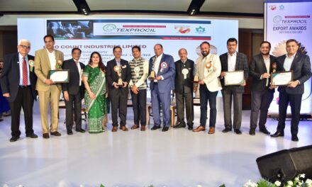 Indo Count Industries receives prestigious Gold Awards at Texprocil Export Awards Ceremony