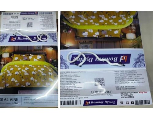 Bombay Dyeing Cautions Consumers Against Counterfeit “Coral Vine Plus” Bedsheet Sets Circulating in Kerala