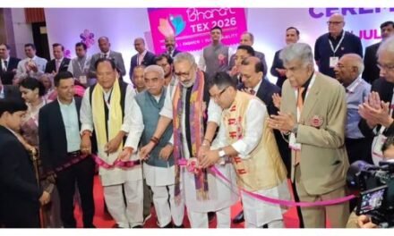 Union Textiles Minister Giriraj Singh Inaugurates Bharat Tex 2026