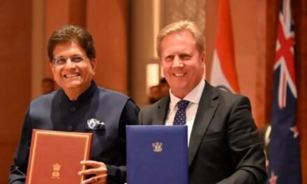 India-New Zealand FTA finalised, 100% of Indian exports to get duty-free access from October 20, 2026